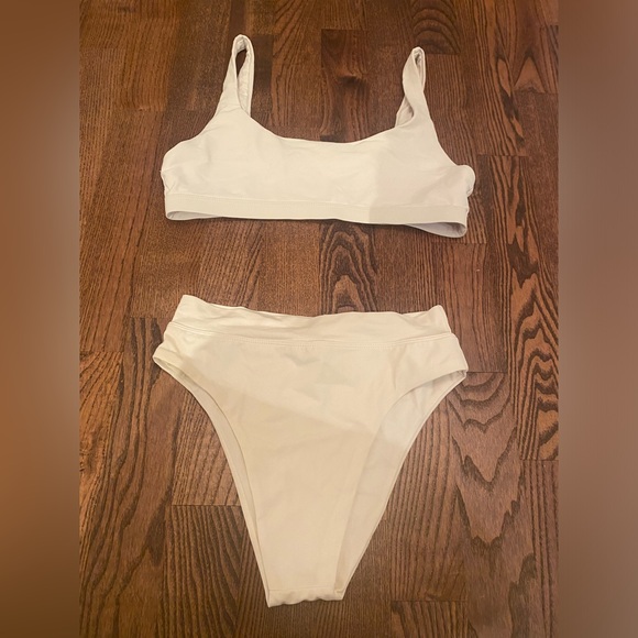 Hermust 2-piece white bikini high waist XS/M - Picture 5 of 6